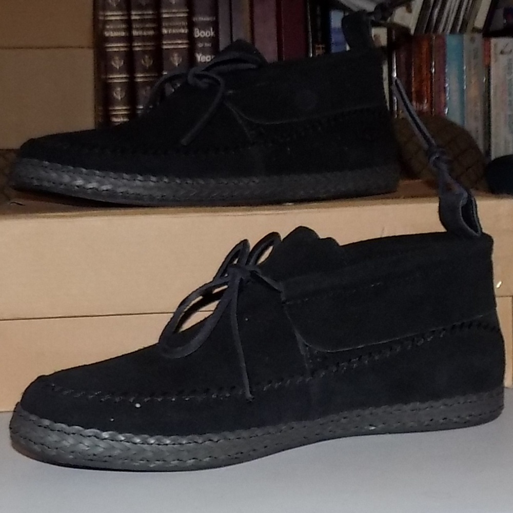 New Ugg Woodlyn Moc Black leather (suede) EU40 US9